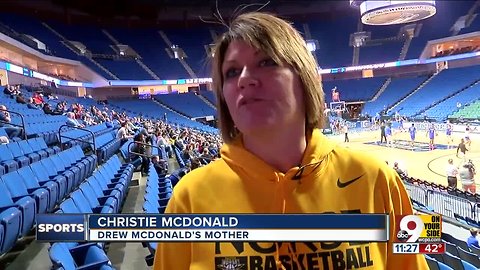 Her son will play NKU basketball for the last time at NCAA tournament
