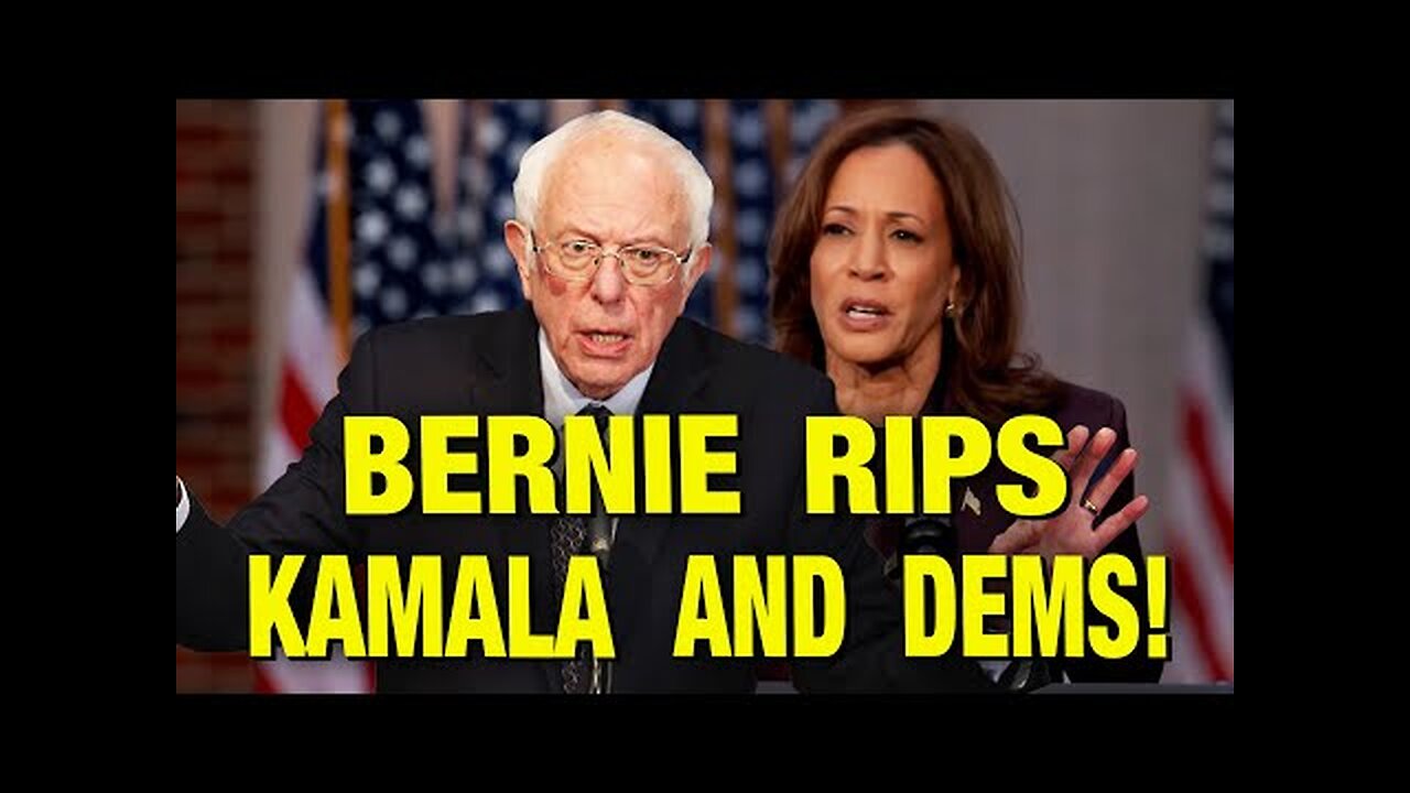 Bernie Takes Huge Dump On Kamala & Democrats!