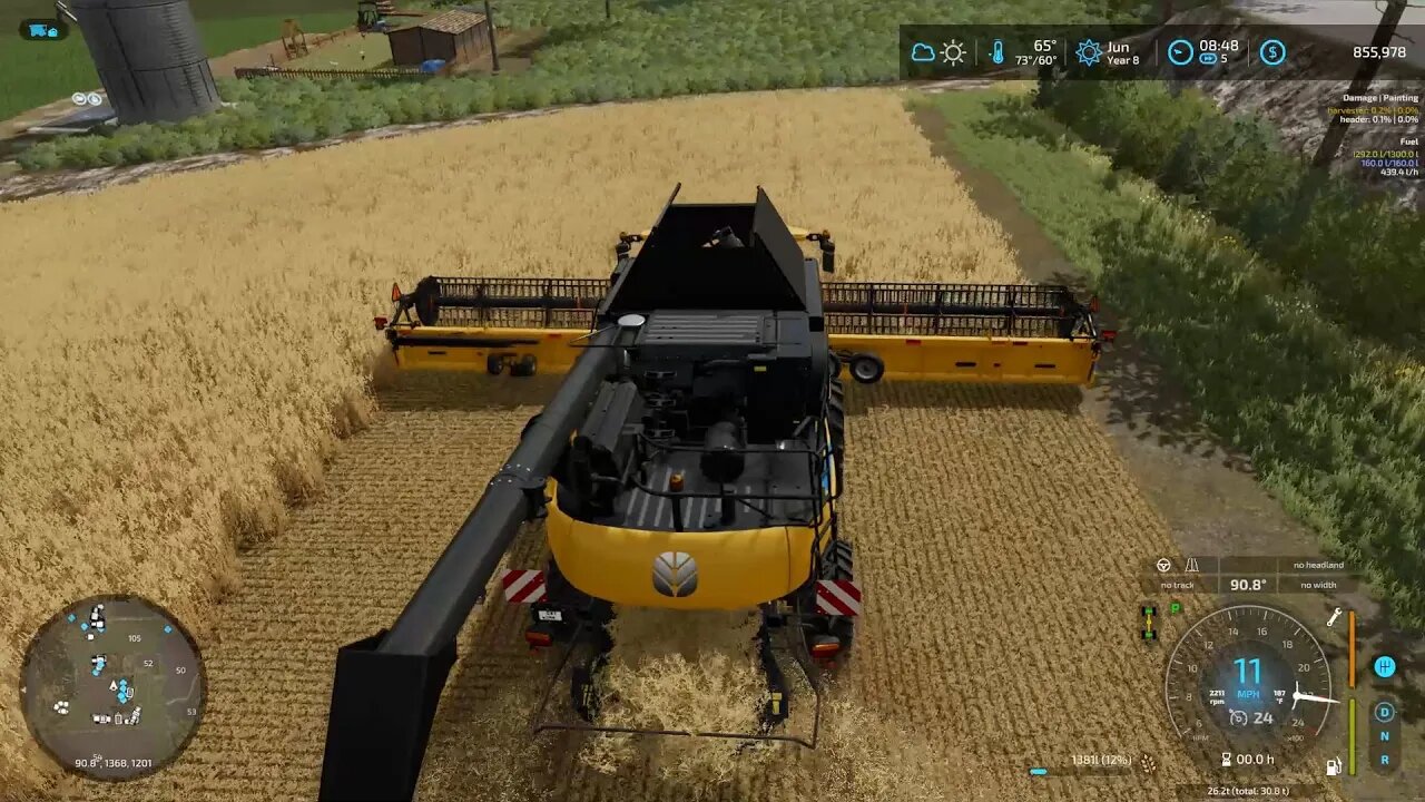 FS22 | The Hills of Tuscany | Timelapse #79 | Final harvest