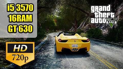 GTA V i5 3570 16GB GT630 720P
