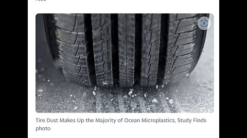 TIRE DUST MICROPLASTICS GETS DIRECTLY INTO YOUR BLOOD & IS #1 MICROPLASTIC IN OCEANS