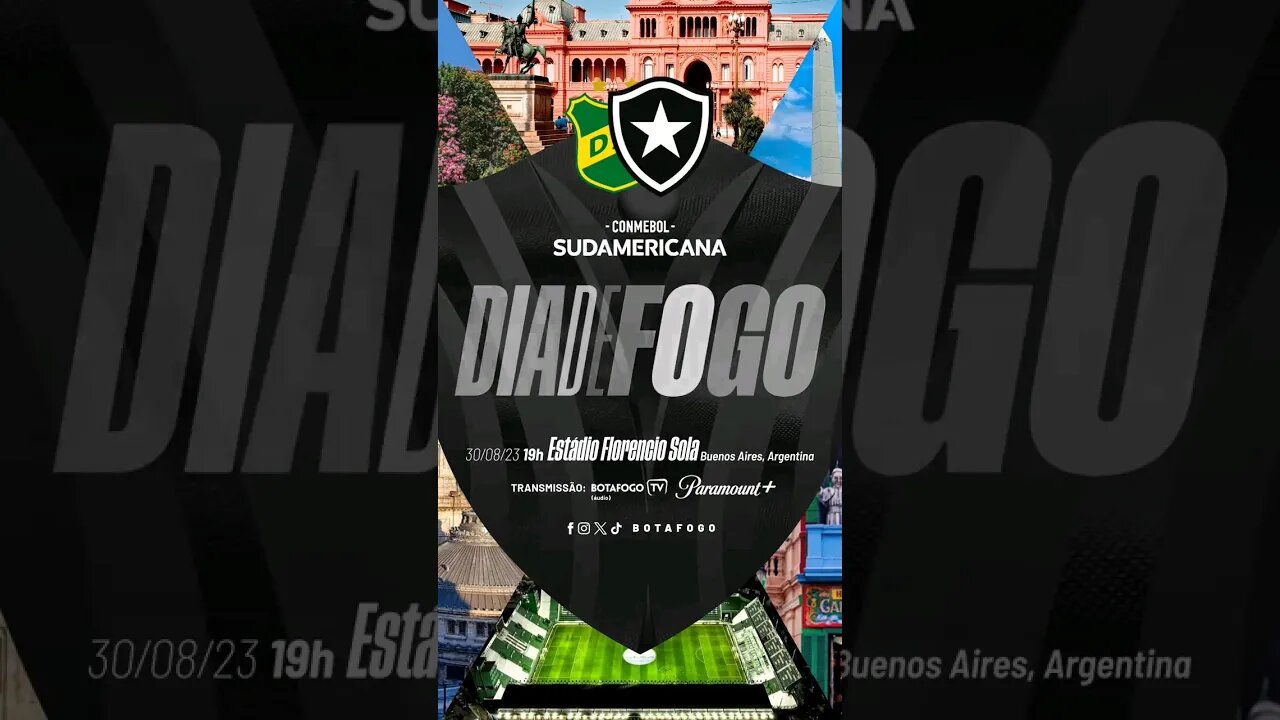 🔥🚨ATENCION! HOJE É DIA DE FOGO NA SUL-AMERICANA! #botafogo #segueolíder #sudamericana