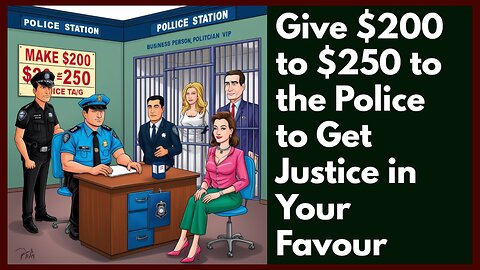 Give $200 to $250 to the Police to Get Justice in Your Favour