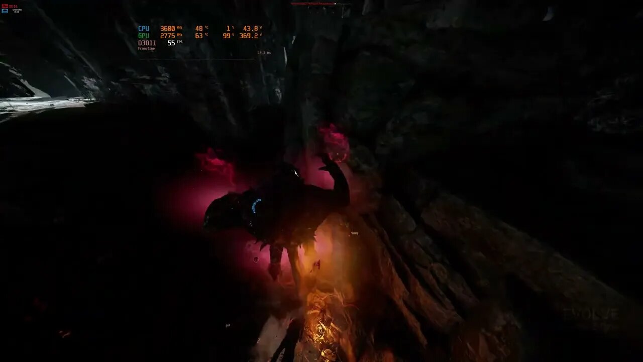 Evolve Stage 2 in 8K resolution Maxed settings
