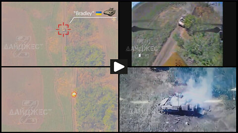 Pokrovsk direction: Russian FPV drone knocks out another Bradley FV
