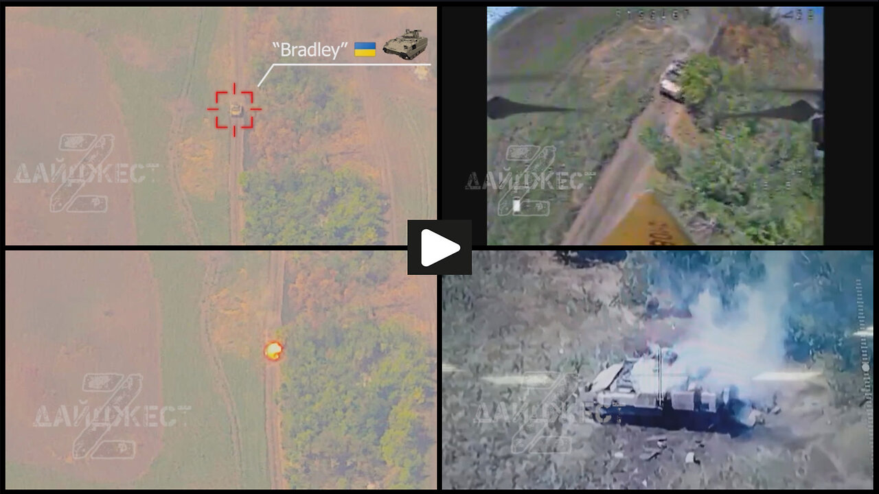 Pokrovsk direction: Russian FPV drone knocks out another Bradley FV