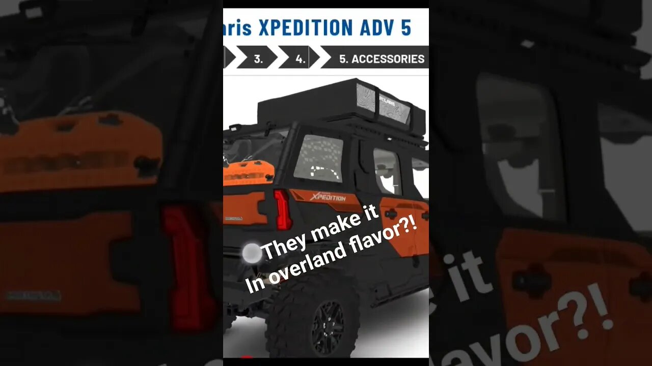 An Overland Polaris!!! #offroad #overland #sxs #adventure #shorts
