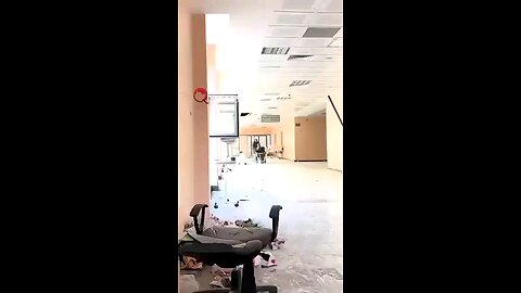 This is how Israeli soldiers “fight terrorism” inside HOSPITALS in Gaza, how is this normal?