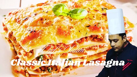 Classic Italian Lasagna the realexcellence of Italian cuisine | Mallick Salim kitchen