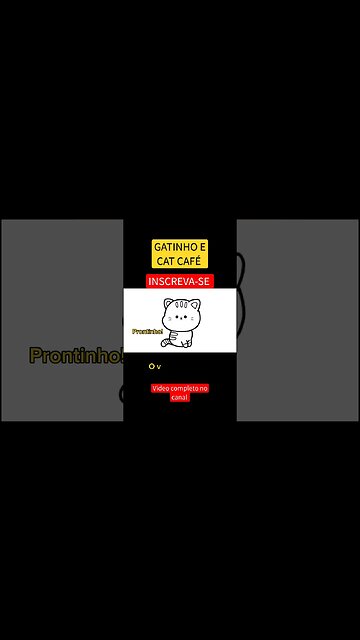 COMO DESENHAR GATO E CAT CAFÉ #shorts #catcafe #gatos