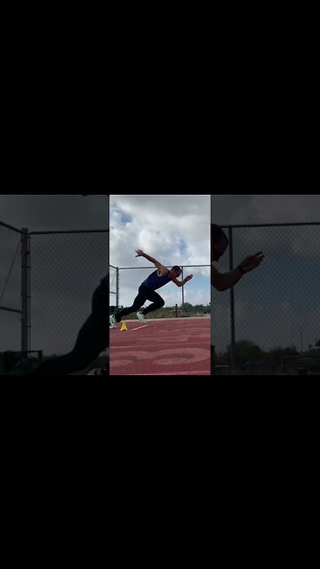 Block Starts: Pressure in back block ✔️ React to the gun ✔️ Put your foot down quick ✔️ #sprinting