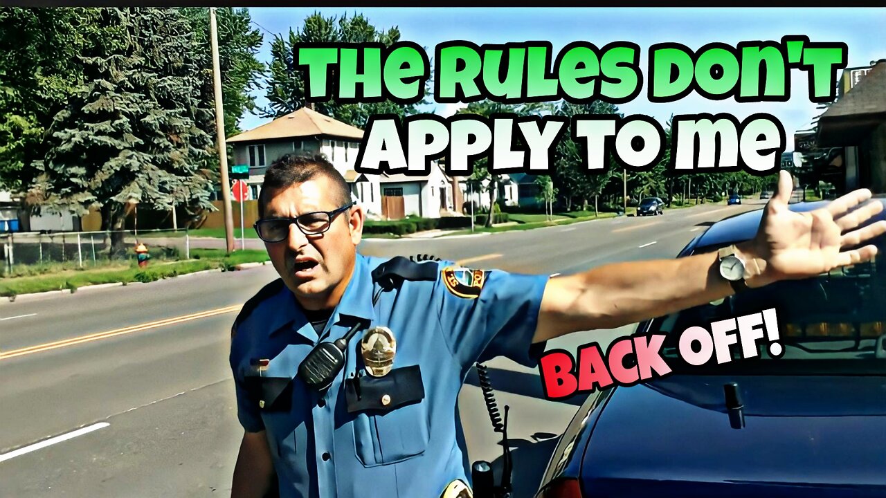 Cop gets exposed for breaking the law! Watch what happens next!!