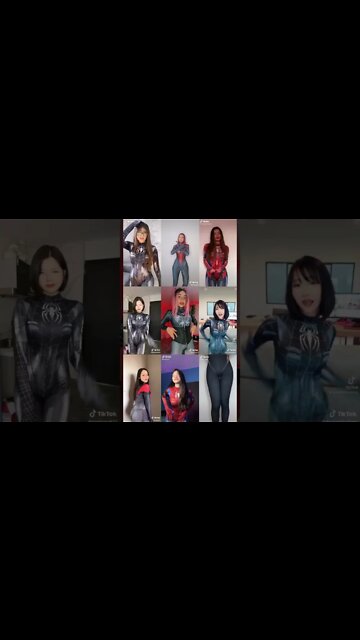 Best 9 Spiderman Spiderwoman Spidergirl Tiktok Cosplay Challenge (Marvel Comics) 🕷💖 #1