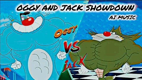 OGGY AND JACK SHOWDOWN - LYRICAL | OGGY AND THE COCKROCHES | AI MUSIC | RAP BATTLE