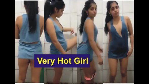 Desi girl shower girl Bath vlog#daily #lifestyle #dailyvlog #bathroom