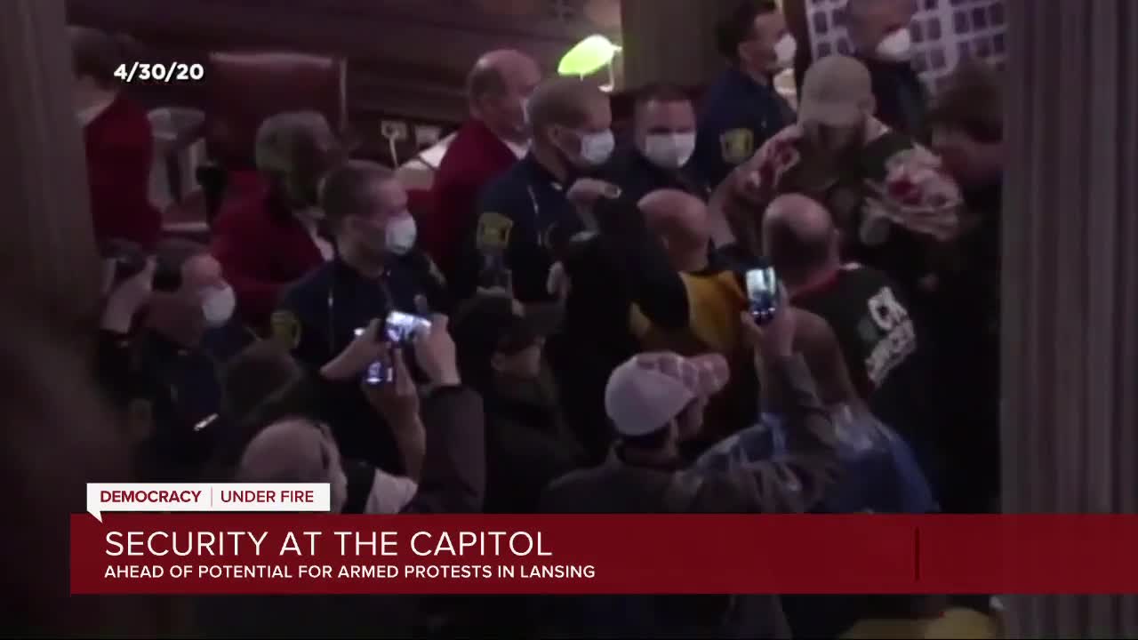 Request for Michigan National Guard at state Capitol ignites debate over concealed weapons
