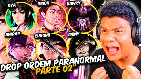 REAGINDO ao DROP URT - ORDEM PARANORMAL - #2 | React Anime Pro