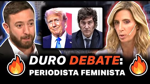 🔥 Agustín Laje DEBATE con PERIODISTA PROGRE en TV argentina