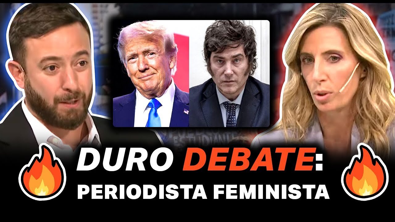 🔥 Agustín Laje DEBATE con PERIODISTA PROGRE en TV argentina