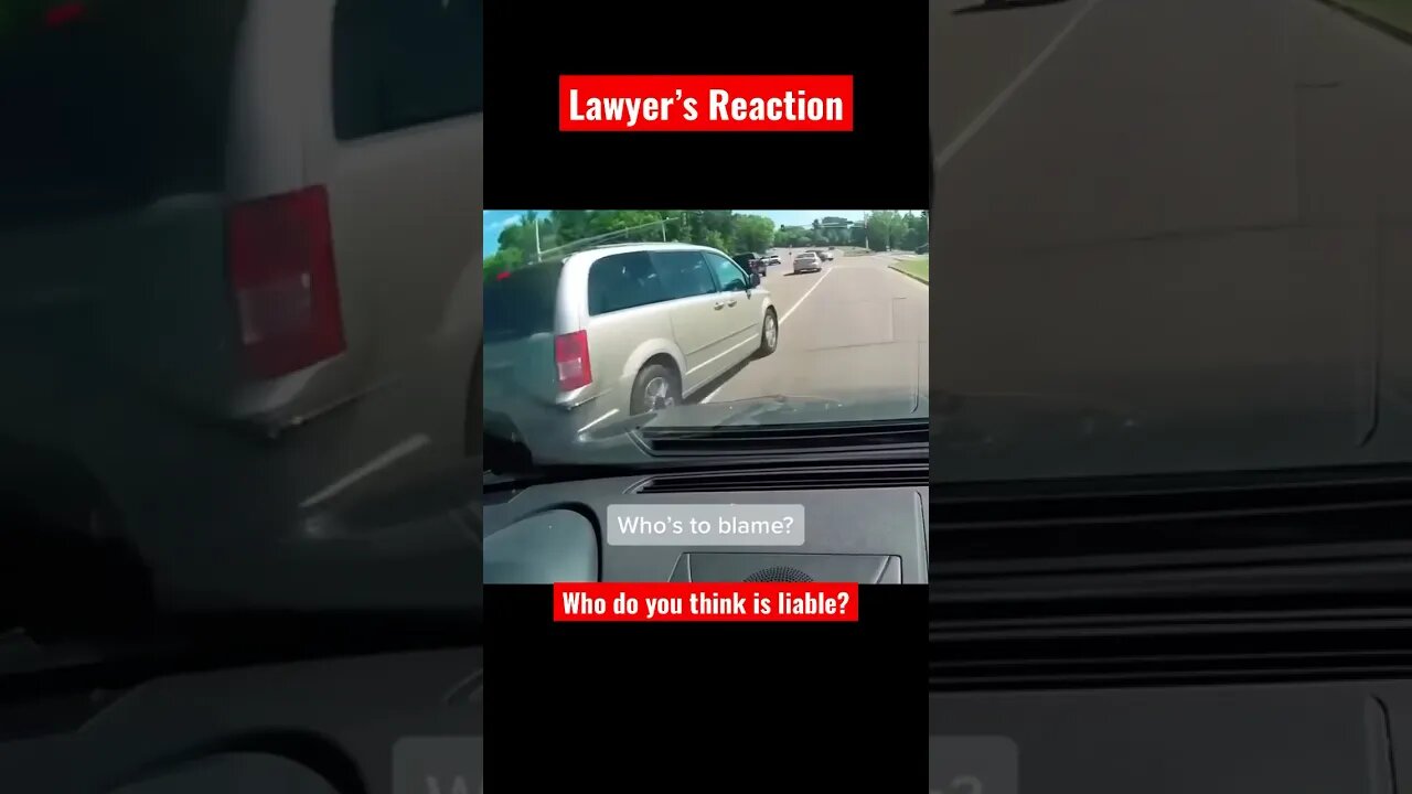 Minivan Moves Multiple Lanes & Crashes!