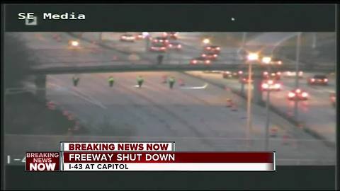 Deputies shut down I-43 Southbound at Capitol