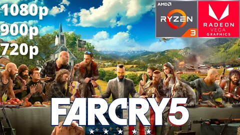 Far Cry 5 - Ryzen 3 3200G Vega 8 & 16 GB RAM/8 GB RAM/1X8 GB RAM