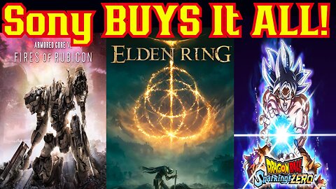 Sony To Buy Elden Ring Developer Kadokawa! Armored Core, Dragon Ball , Dark Souls Games And MORE!