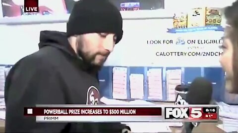 Lottery player gives unexpected answer about what he'd spend the money on