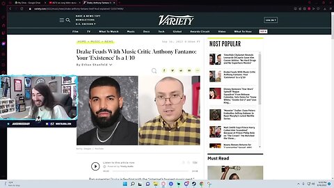 Fantano vs Drake DRAMA Moistcr1tikal reacts