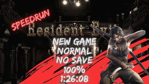 Resident Evil 1 HD (PC) - Lara Croft v Umbrella - 1:26:08
