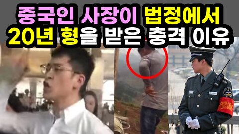 [#484] 중국인 사장이 법정에서 20년 중형을 받은 충격 이유