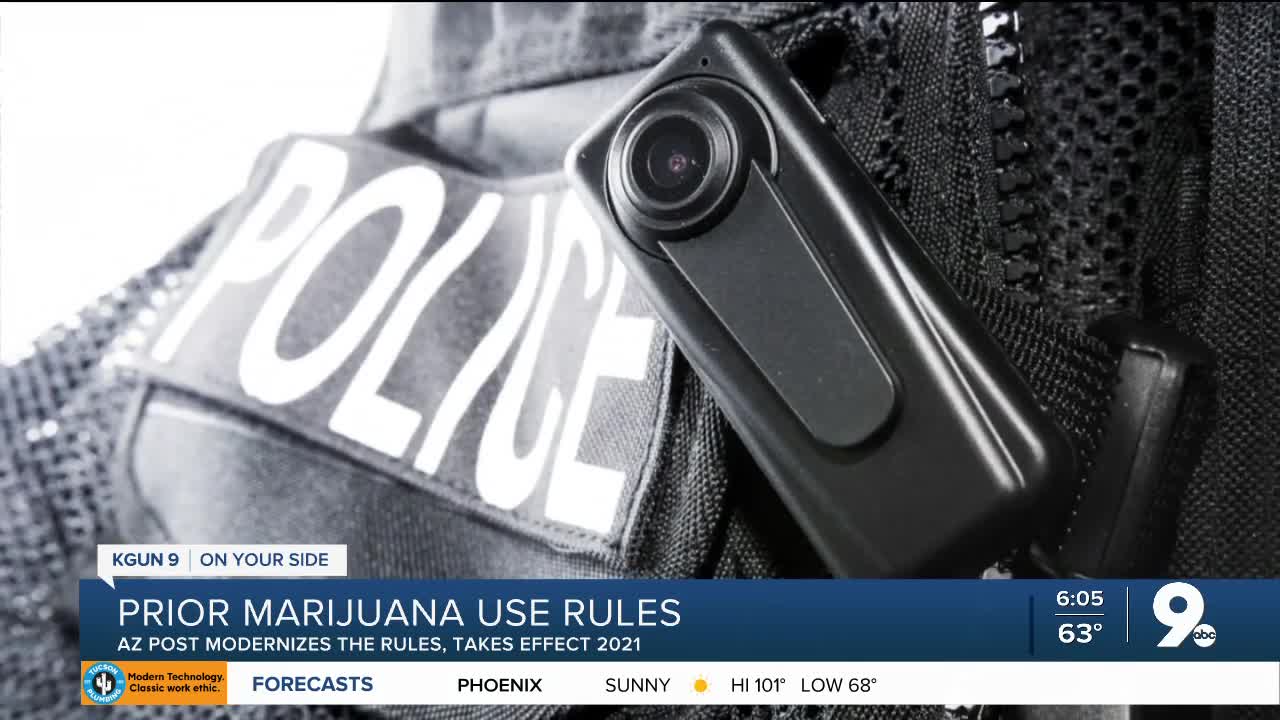 Prior marijuana use rules 'modernized' for hopeful police officers