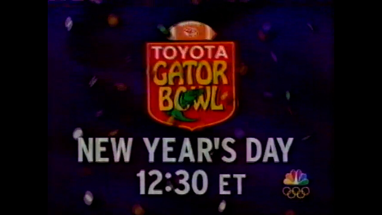 December 31, 2000 - Promos for Michael Vick in Gator Bowl & 'Must-See Thursday'