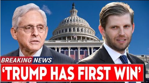 ‘THEY CAN’T’ Garland STUNNED DUMB as Judge agrees to block review…Eric Trump makes more suits