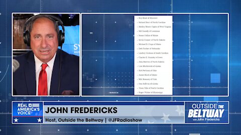 John Fredericks: "Nineteen feckless weasel RINO Republicans" voted for this monstrosity