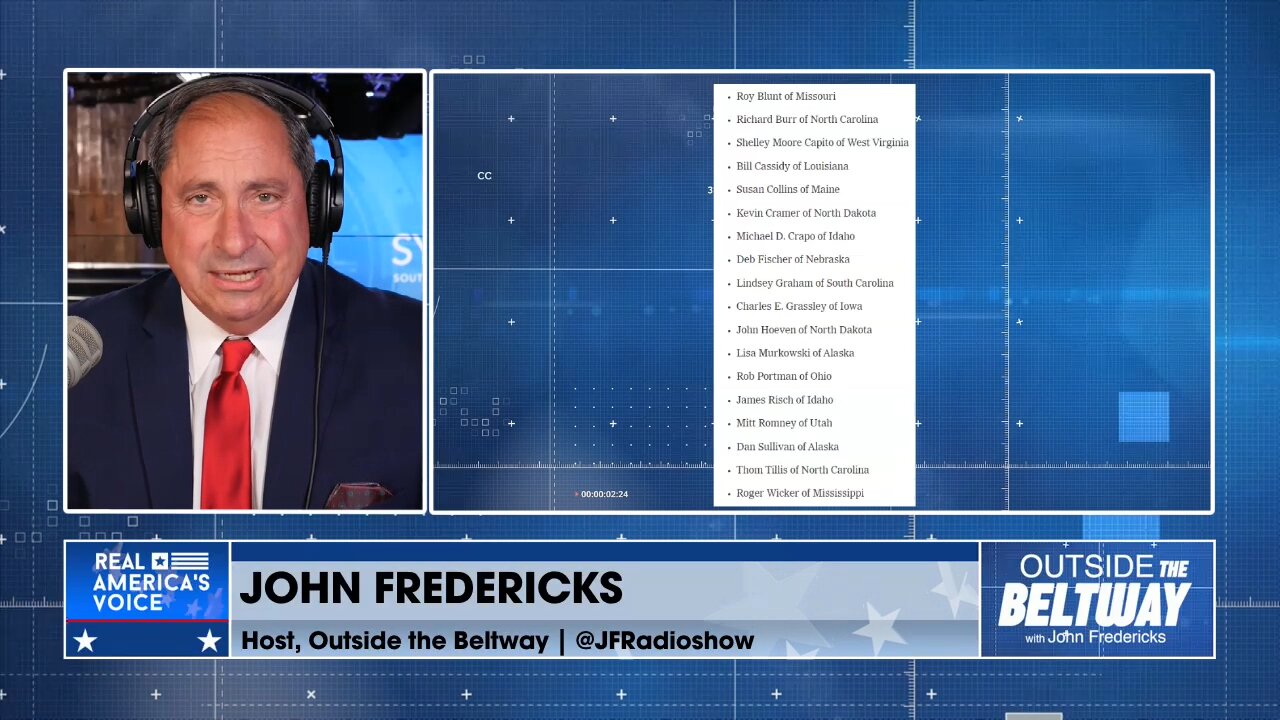 John Fredericks: "Nineteen feckless weasel RINO Republicans" voted for this monstrosity