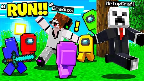 I Trolled Him With Minecraft Among Us MOD!