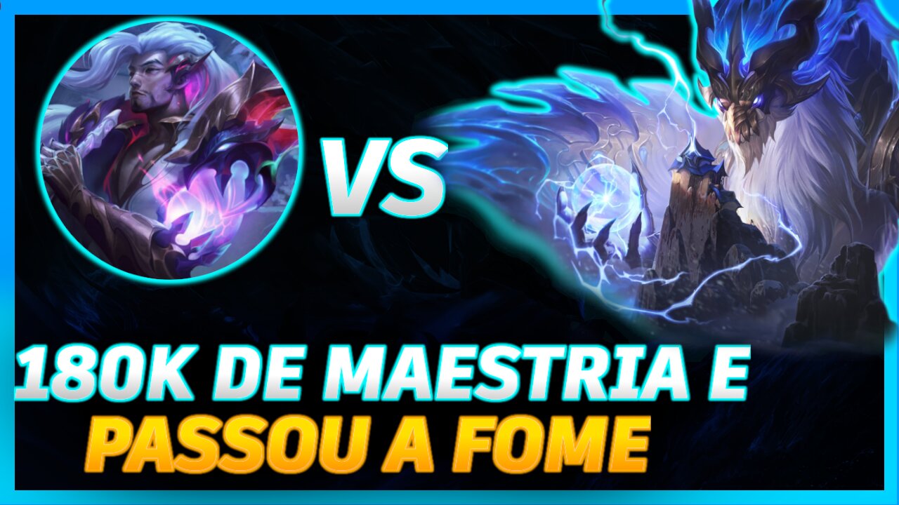 YASUO COM 180K DE MAESTRIA NEM CLICOU!!! // EM BUSCA DE TODAS M7: AURELION SOL #4