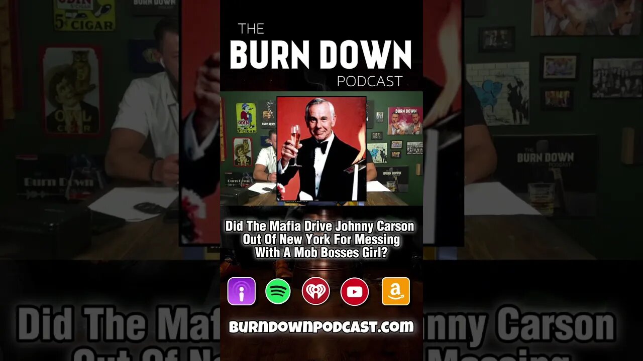 A crazy story about Johnny Carson and the mafia! #theburndownpodcast #podcast #johnnycarson #mafia