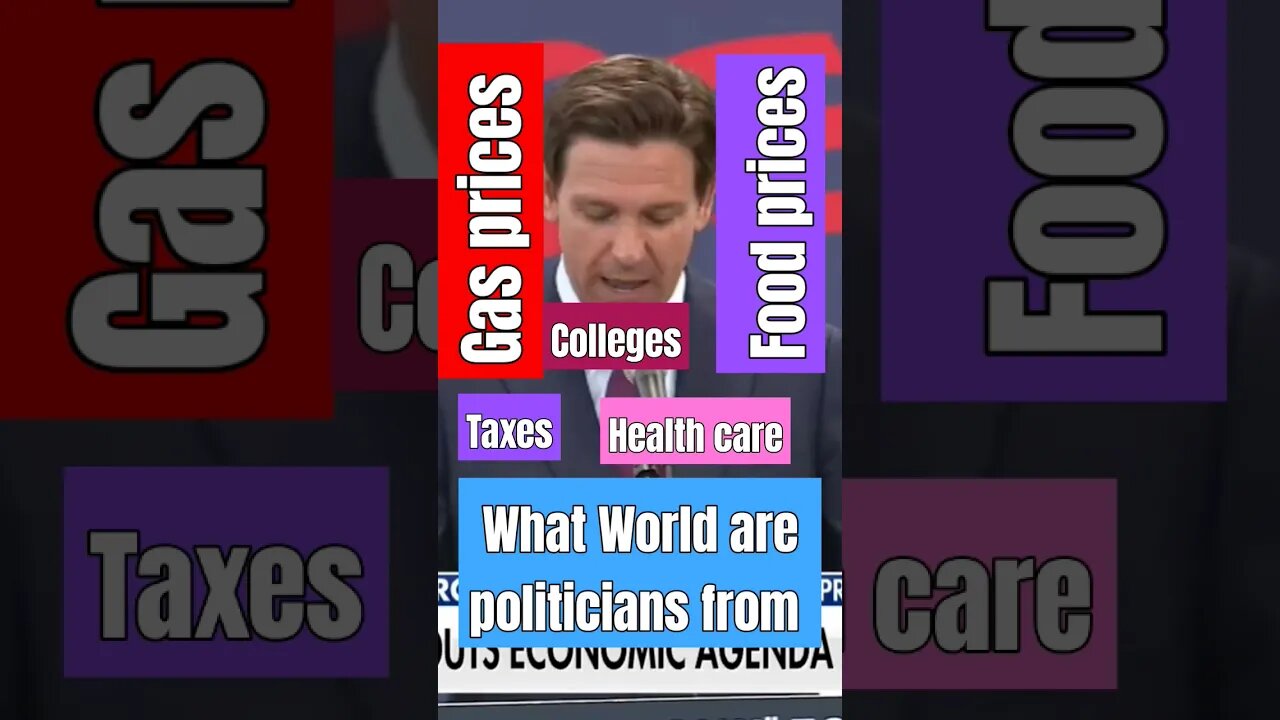 Desantis What World are You Politicians from #shorts