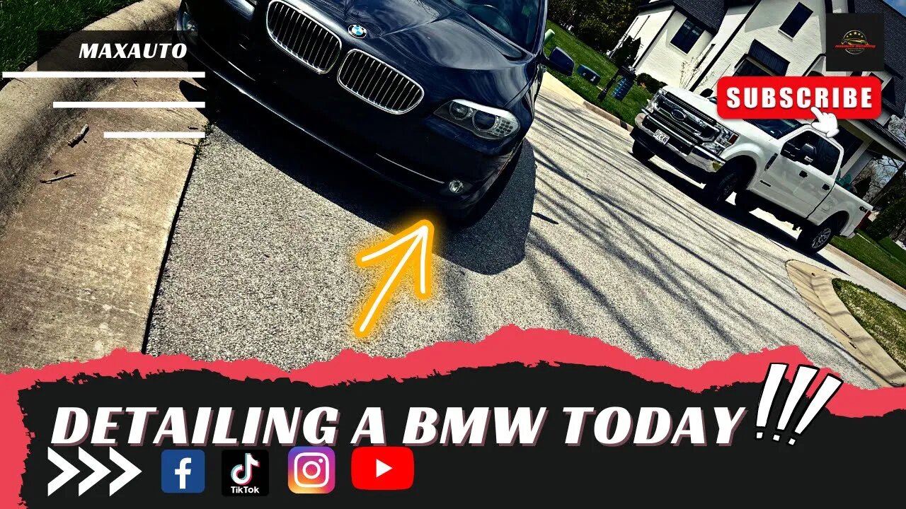 Washing a #BMW Today!!! #maxautodetailingnwa #autodetailing #detailingworld #carcleaning #automobile