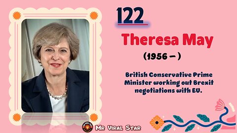 Theresa May (1956 – )| TOP 150 Women That CHANGED THE WORLD | Short Biography