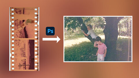 Develop A Negative Film | Convert Negative Film | Best Photoshoptrick | #shorts
