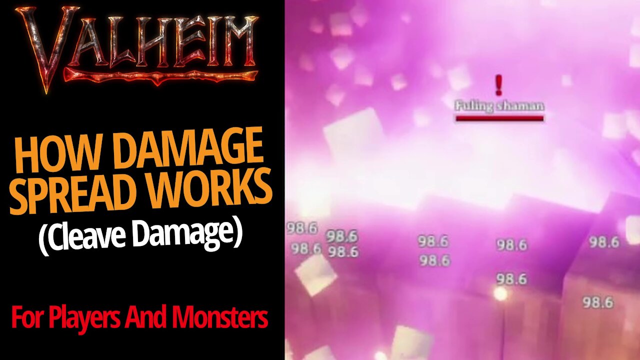 How Damage Spread Works (Cleave Damage) - Valheim