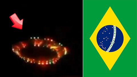 Sighting of a conspicuous saucer-shaped UFO reported on the news in Brazil [Space]