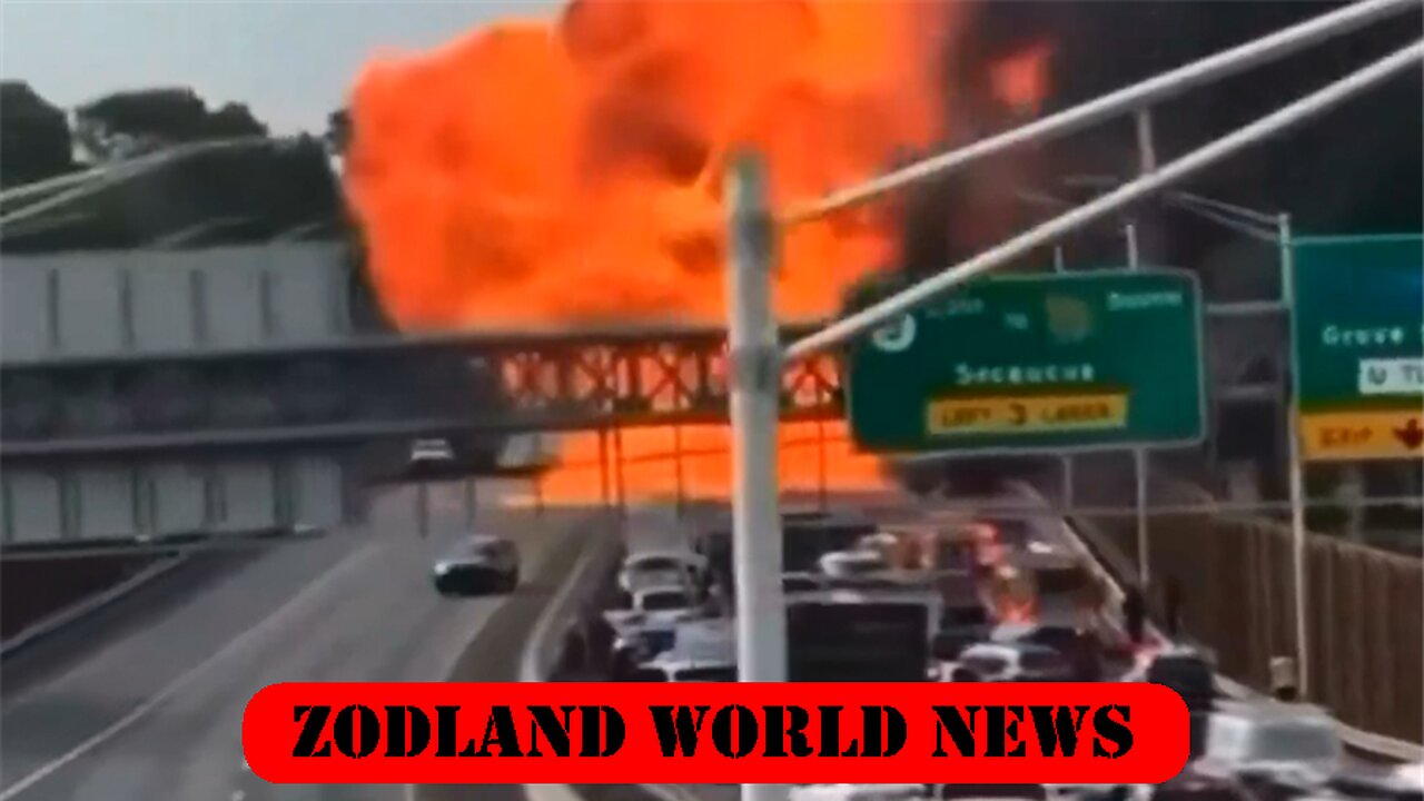 ►🚨▶ ⚡️⚡️Clifton, NJ: truck carrying hazardous materials crashed/exploded killing driver
