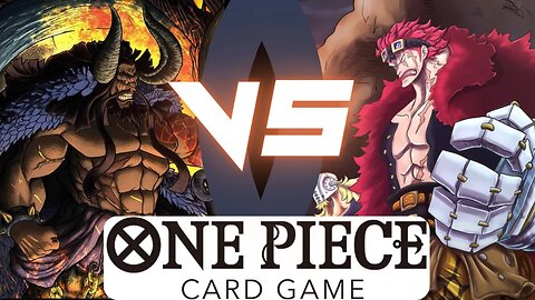 Eustass Kid [Green] VS Kaido [Purple] | OPTCG BATTLE | One Piece Card Game Gameplay