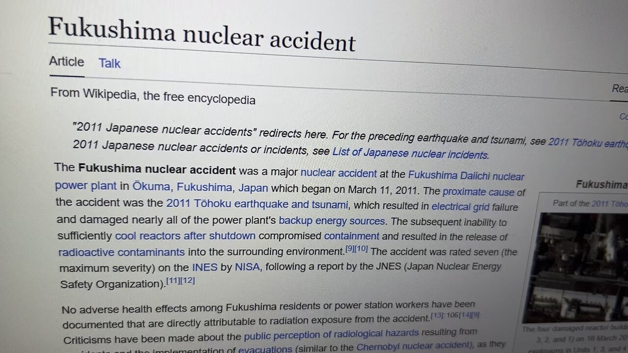 Fukushima disaster in Japan happen 4681 days ago… MATCHES Joe Biden!