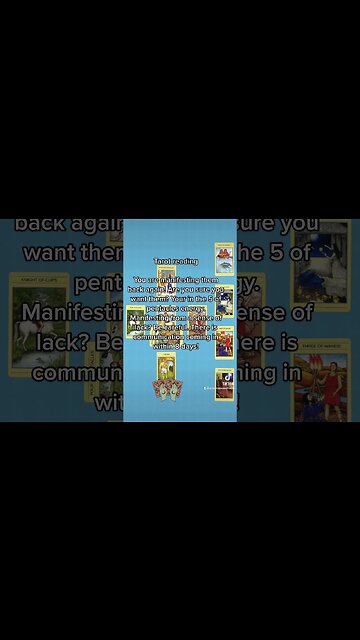 Tarot reading #shorts