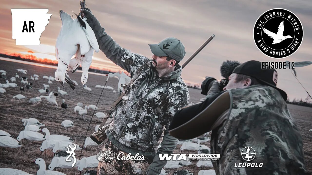 Snow Geese & Blue Geese: Arkansas Conservation Season Hunt | The Journey Within - Waterfowl Slam